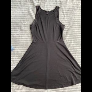 HM high neck little black dress